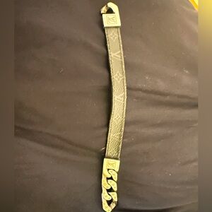 LV men’s leather bracelet